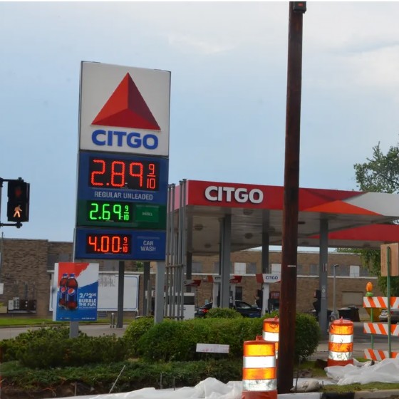 24 Inch LED Gas Price Sign 8.88-9-10 IP67