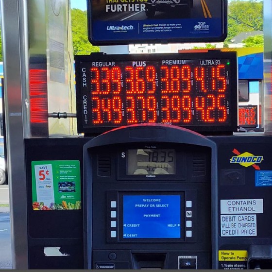 LED Digital Pump-Topper Gas Price Sign